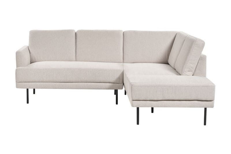 Deajna Hjørnesofa 4-seter - Beige/Svart - Møbler - Sofaer - Hjørnesofa