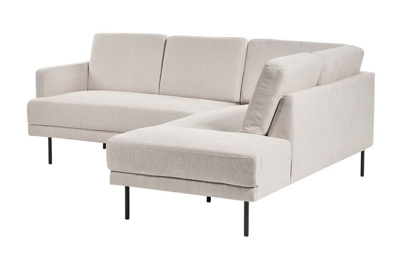 Deajna Hjørnesofa 4-seter - Beige/Svart - Møbler - Sofaer - Hjørnesofa