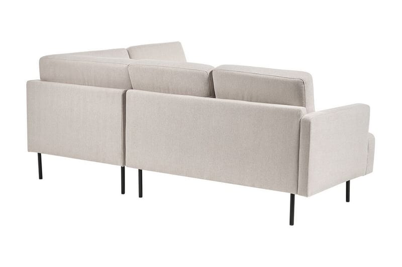 Deajna Hjørnesofa 4-seter - Beige/Svart - Møbler - Sofaer - Hjørnesofa