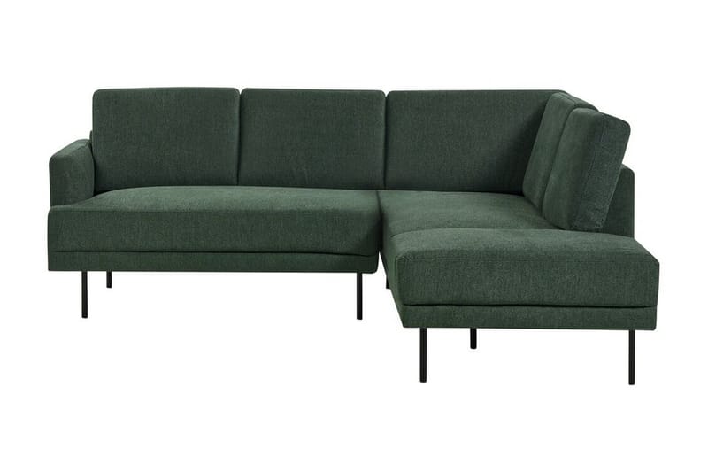 Deajna Hjørnesofa 4-seter - Grønn/Svart - Møbler - Sofaer - Hjørnesofa