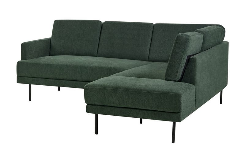 Deajna Hjørnesofa 4-seter - Grønn/Svart - Møbler - Sofaer - Hjørnesofa