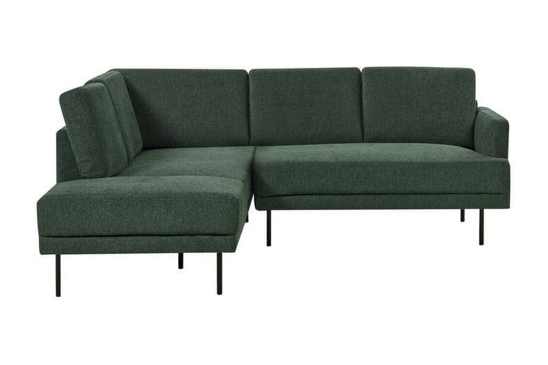 Deajna Hjørnesofa 4-seter - Grønn/Svart - Møbler - Sofaer - Hjørnesofa