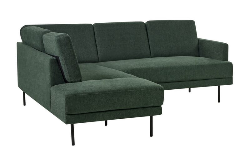 Deajna Hjørnesofa 4-seter - Grønn/Svart - Møbler - Sofaer - Hjørnesofa