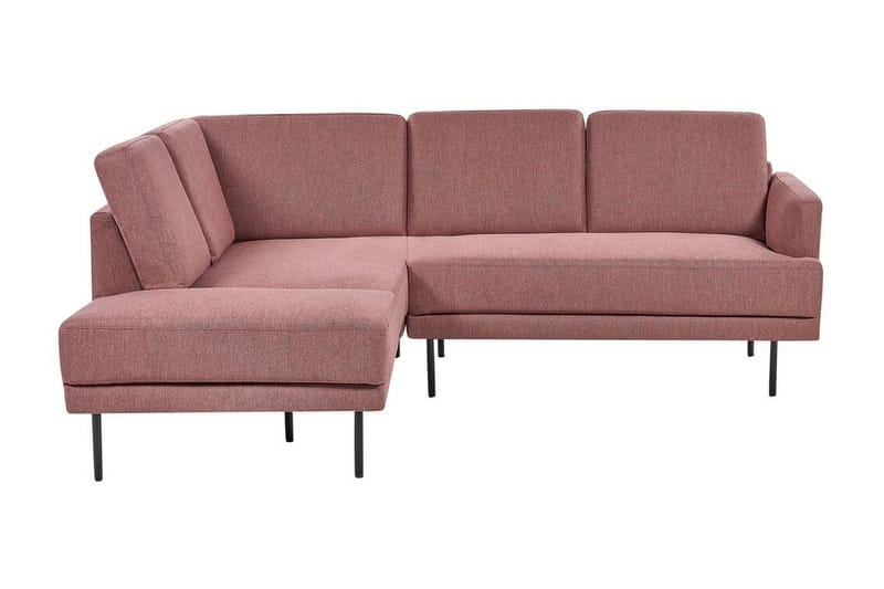 Deajna Hjørnesofa 4-seter - Rosa/Brun/Svart - Møbler - Sofaer - Hjørnesofa