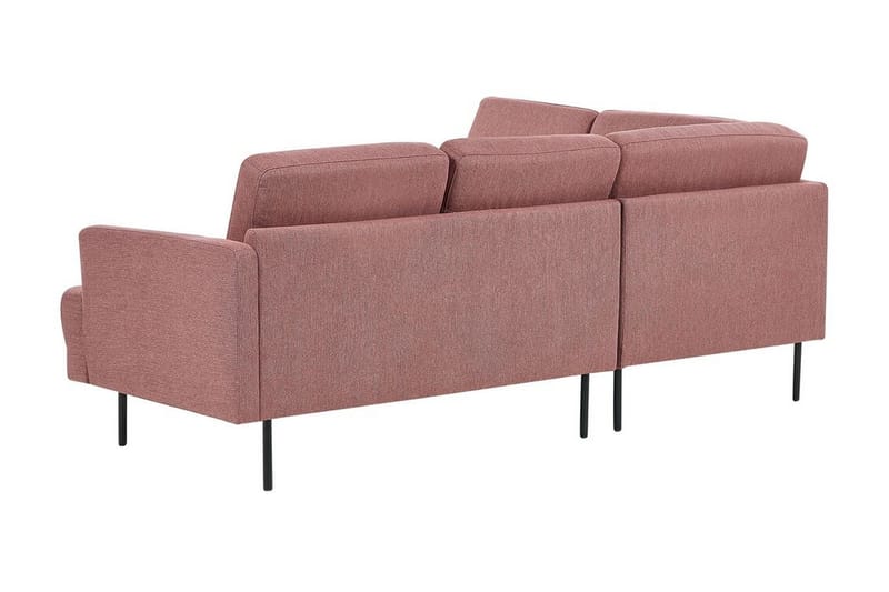 Deajna Hjørnesofa 4-seter - Rosa/Brun/Svart - Møbler - Sofaer - Hjørnesofa