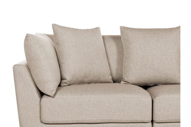 Delisha Sofa 3-seter - Beige/Svart - Møbler - Sofaer - Sofa 3 seter