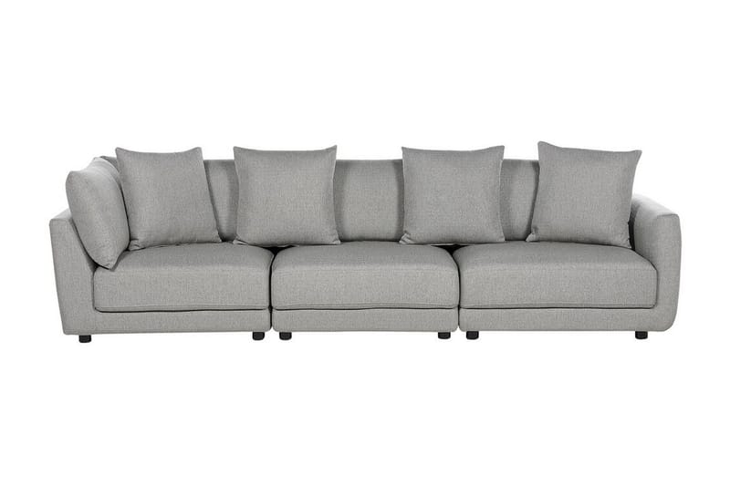 Delisha Sofa 3-seter - Grå/Svart - Møbler - Sofaer - Sofa 3 seter