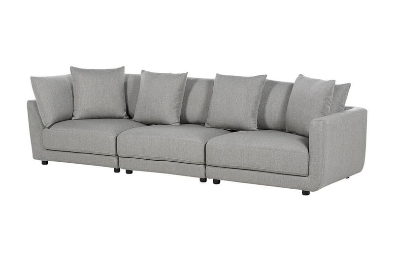 Delisha Sofa 3-seter - Grå/Svart - Møbler - Sofaer - Sofa 3 seter