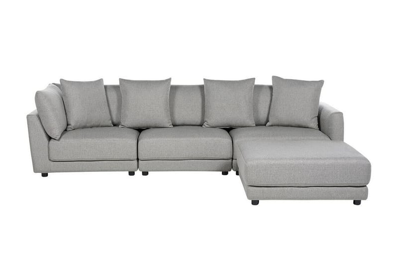 Delisha Sofa 3-seter - Grå/Svart - Møbler - Sofaer - Sofa 3 seter