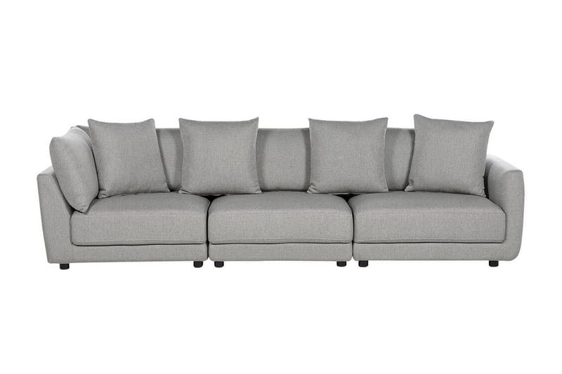 Delisha Sofa 3-seter - Grå/Svart - Møbler - Sofaer - Sofa 3 seter