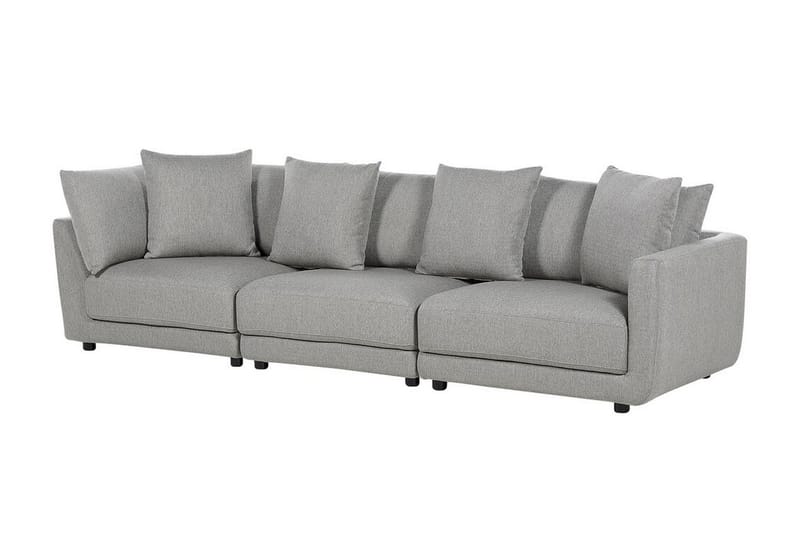 Delisha Sofa 3-seter - Grå/Svart - Møbler - Sofaer - Sofa 3 seter