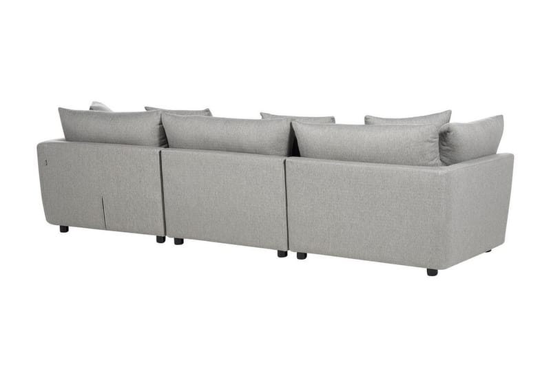 Delisha Sofa 3-seter - Grå/Svart - Møbler - Sofaer - Sofa 3 seter