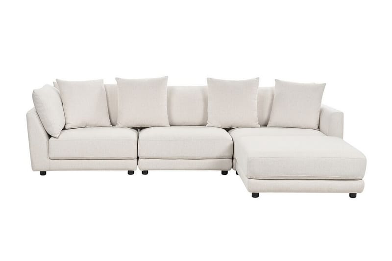 Delisha Sofa 3-seter - Hvit/Svart - Møbler - Sofaer - Sofa 3 seter