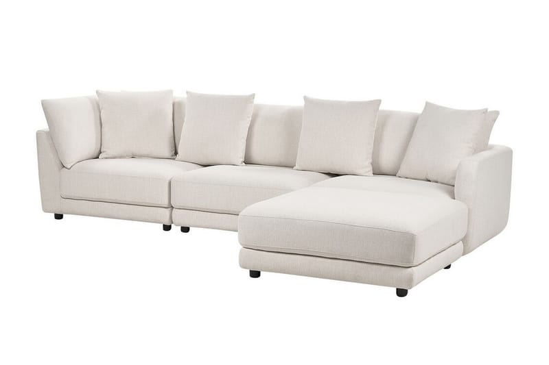 Delisha Sofa 3-seter - Hvit/Svart - Møbler - Sofaer - Sofa 3 seter