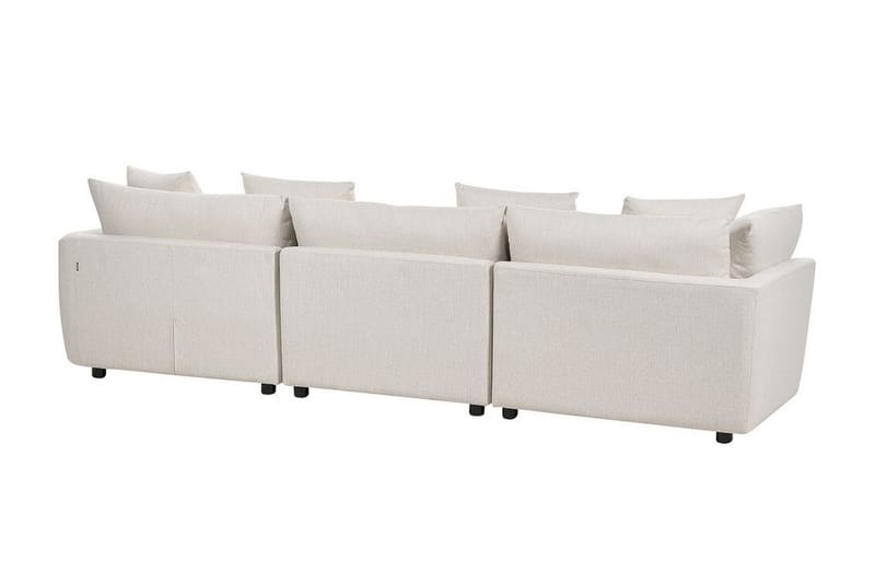 Delisha Sofa 3-seter - Hvit/Svart - Møbler - Sofaer - Sofa 3 seter