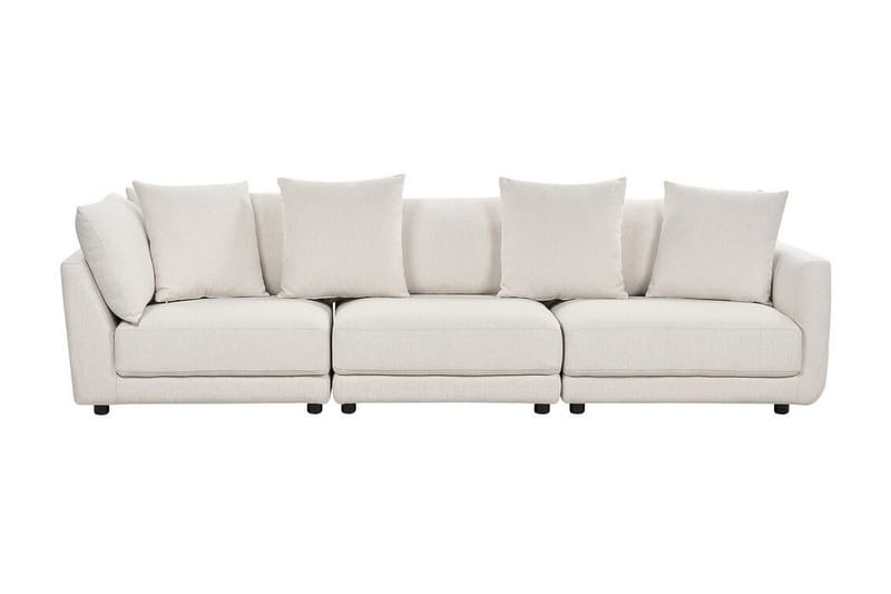 Delisha Sofa 3-seter - Hvit/Svart - Møbler - Sofaer - Sofa 3 seter