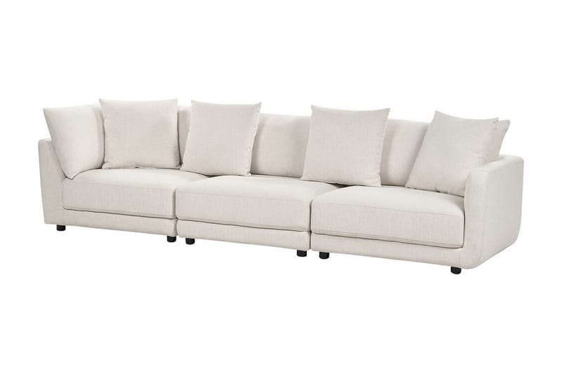 Delisha Sofa 3-seter - Hvit/Svart - Møbler - Sofaer - Sofa 3 seter