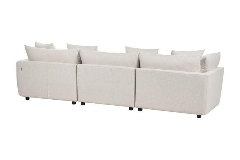 Delisha Sofa 3-seter - Hvit/Svart - Møbler - Sofaer - Sofa 3 seter