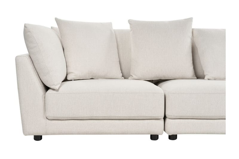 Delisha Sofa 3-seter - Hvit/Svart - Møbler - Sofaer - Sofa 3 seter