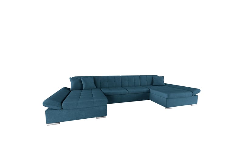 Dewitt Sofa Dobbeldivan 4-seter - Blå - Møbler - Sofaer - U-sofa