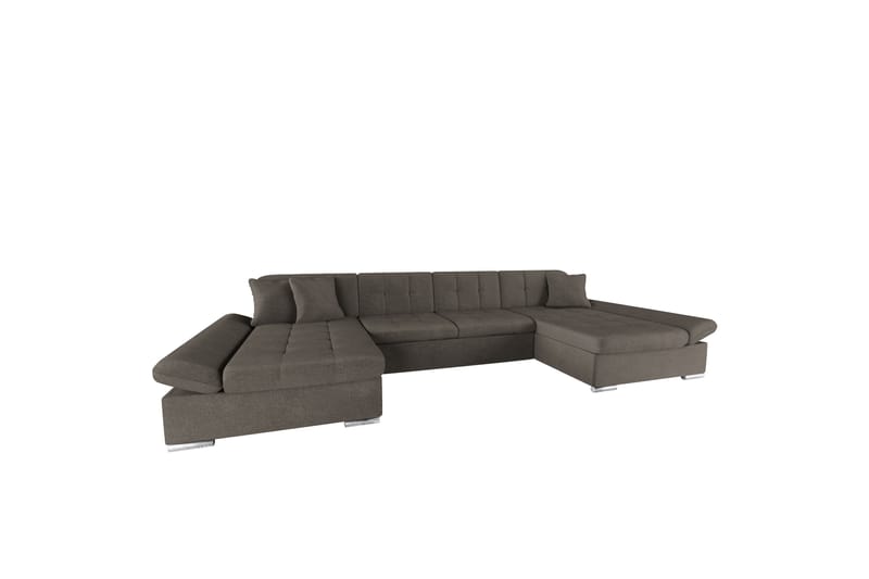 Dewitt Sofa Dobbeldivan 4-seter - Brun - Møbler - Sofaer - U-sofa