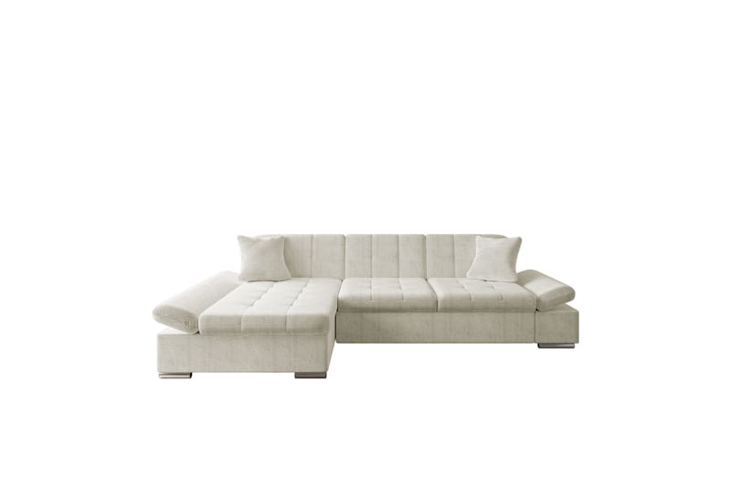 Djerra Sofa med Divan 3-seter - Beige - Møbler - Sofaer - Sofa med sjeselong