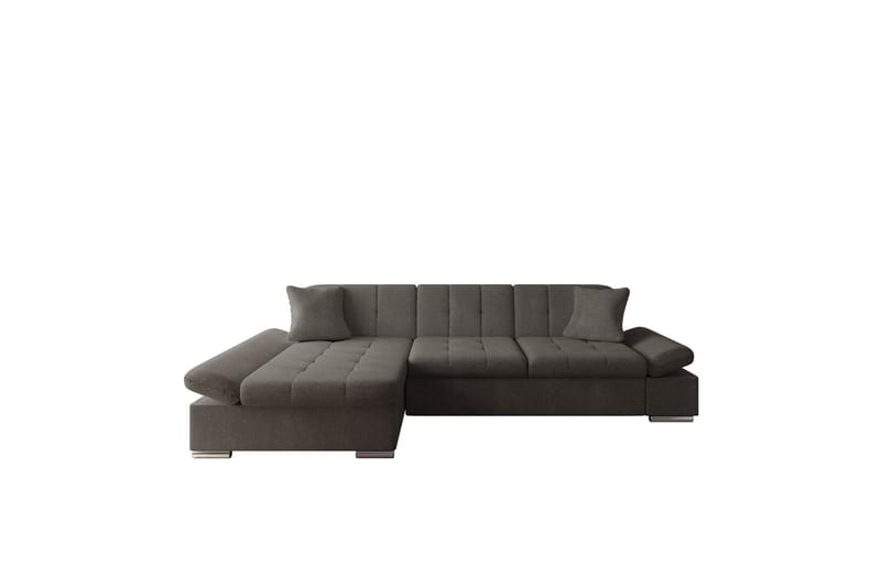 Djerra Sofa med Divan 3-seter - Brun - Møbler - Sofaer - Sofa med sjeselong