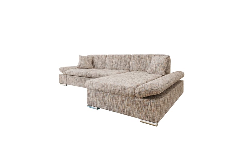 Djerra Sofa med Divan 3-seter - Flerfarget/Beige - Møbler - Sofaer - Sofa med sjeselong