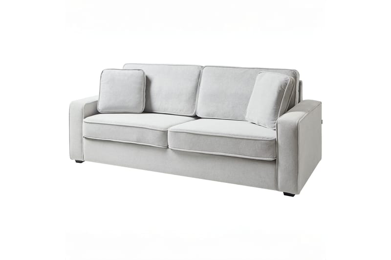 Dolund Sofa 3-seter - Svart/Grå - Møbler - Sofaer - Sofa 3 seter