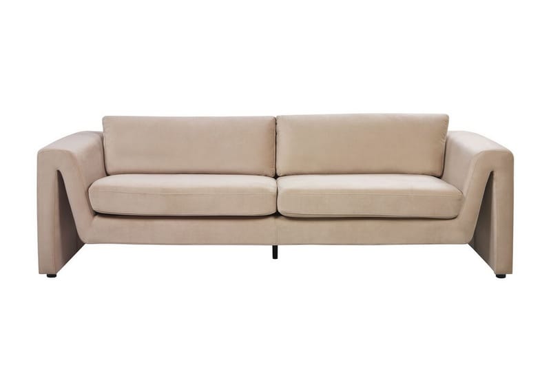 Durran Sofa 3-seter - Beige/Svart - Møbler - Sofaer - Sofa 3 seter