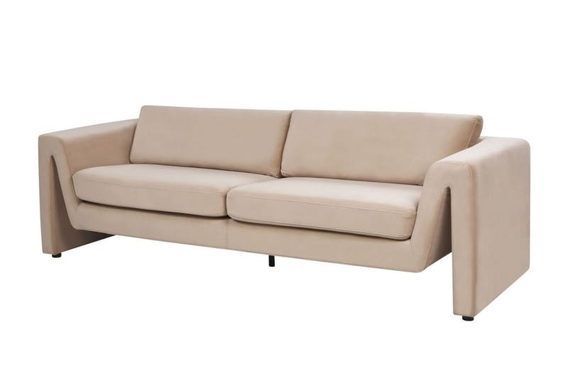 Durran Sofa 3-seter - Beige/Svart - Møbler - Sofaer - Sofa 3 seter