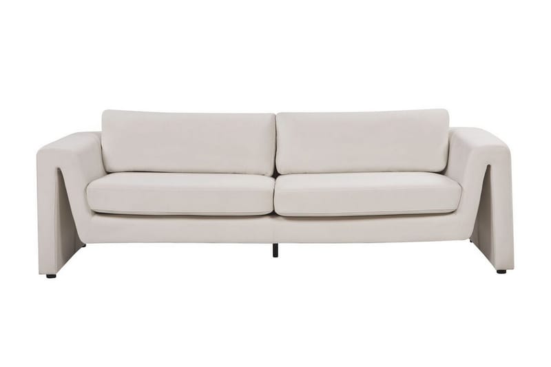 Durran Sofa 3-seter - Beige/Svart - Møbler - Sofaer - Sofa 3 seter