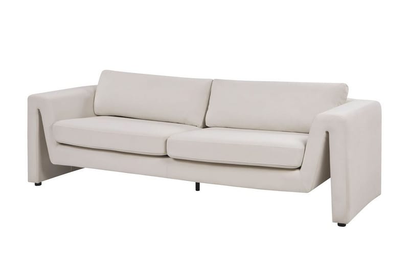 Durran Sofa 3-seter - Beige/Svart - Møbler - Sofaer - Sofa 3 seter