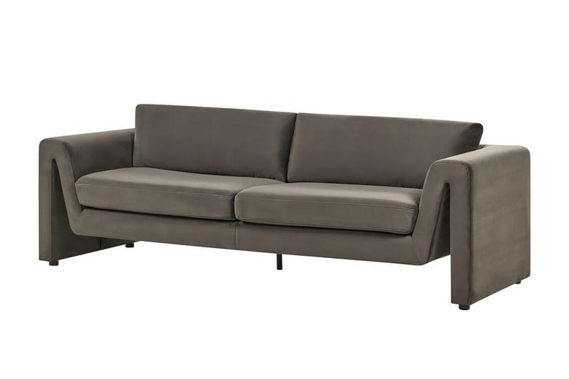 Durran Sofa 3-seter - Grå/Svart - Møbler - Sofaer - Sofa 3 seter