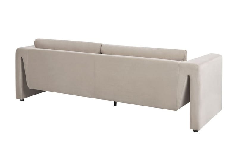 Durran Sofa 3-seter - Taupe/Svart - Møbler - Sofaer - Sofa 3 seter