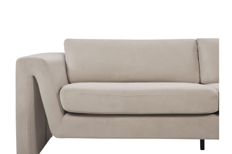 Durran Sofa 3-seter - Taupe/Svart - Møbler - Sofaer - Sofa 3 seter