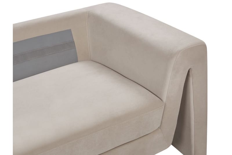 Durran Sofa 3-seter - Taupe/Svart - Møbler - Sofaer - Sofa 3 seter