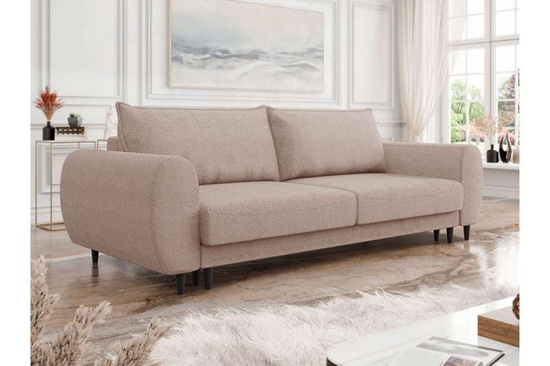 Eduardo Sofa 3-seter - Rosa - Møbler - Sofaer - Sofa 3 seter