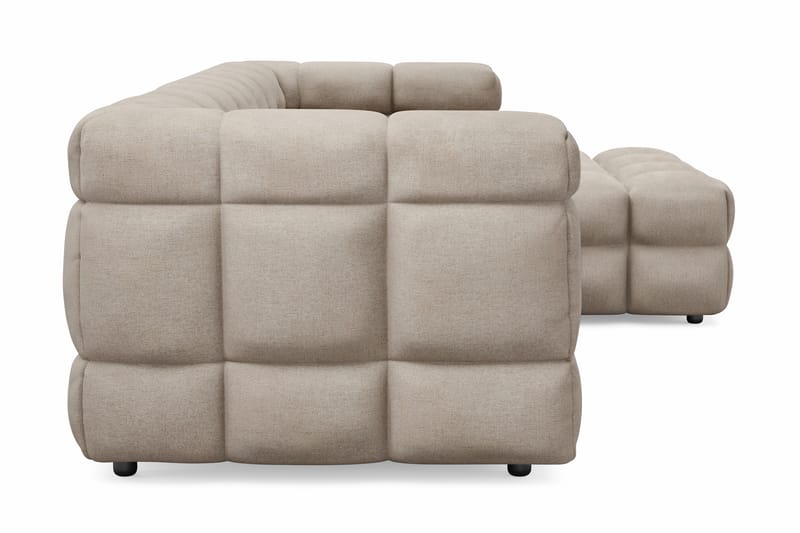 Elise 3-seters Sofa med Sjeselong - Beige - Møbler - Sofaer - Hjørnesofa