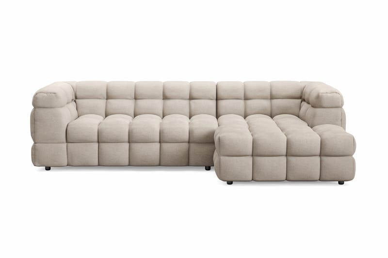 Elise 3-seters Sofa med Sjeselong Høyre - Beige - Møbler - Sofaer - Hjørnesofa