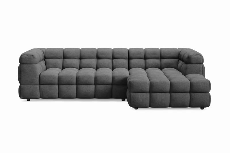 Elise 3-seters Sofa med Sjeselong - Mørkegrå - Møbler - Sofaer - Hjørnesofa