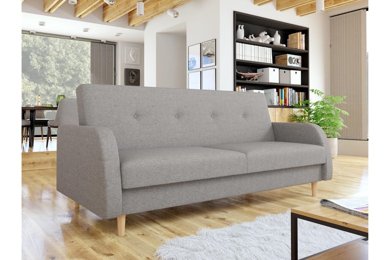 Emaan Sofa 3-seter - Grå - Møbler - Sofaer - Sofa 3 seter