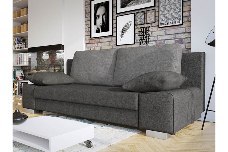 Encinosola Sofa 3-seter - Lys grå/Mørk grå - Møbler - Sofaer - Sofa 3 seter