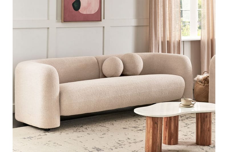 Fabion Sofa 3-seter - Beige - Møbler - Sofaer - Sofa 3 seter