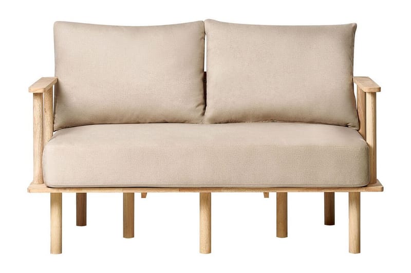 Fadey Sofa 2-seter - Beige/Lyst tre - Møbler - Sofaer - 2 seter sofa