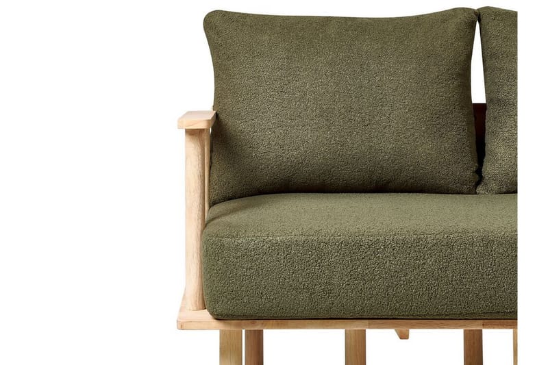 Fadey Sofa 2-seter - Grønn/Lyst tre - Møbler - Sofaer - 2 seter sofa