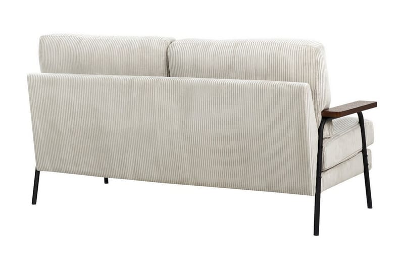 Faris Sofa 3-seter - Grå/Mørkt tre/Svart - Møbler - Sofaer - Sofa 3 seter