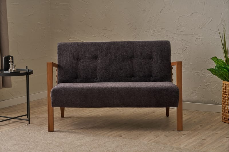 Finegard 2-seters Sofa - Antrasitt - Møbler - Sofaer - 2 seter sofa