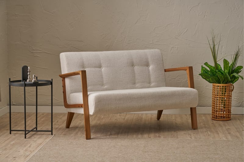 Finegard 2-seters Sofa - Krem - Møbler - Sofaer - 2 seter sofa