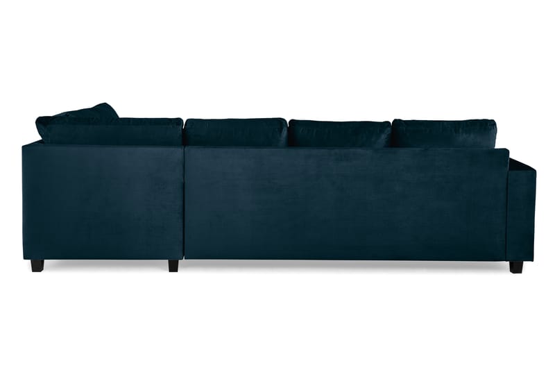 Crazy U-sofa Large Divan Venstre Fløyel - Midnattsblå - Møbler - Sofaer - U-sofa